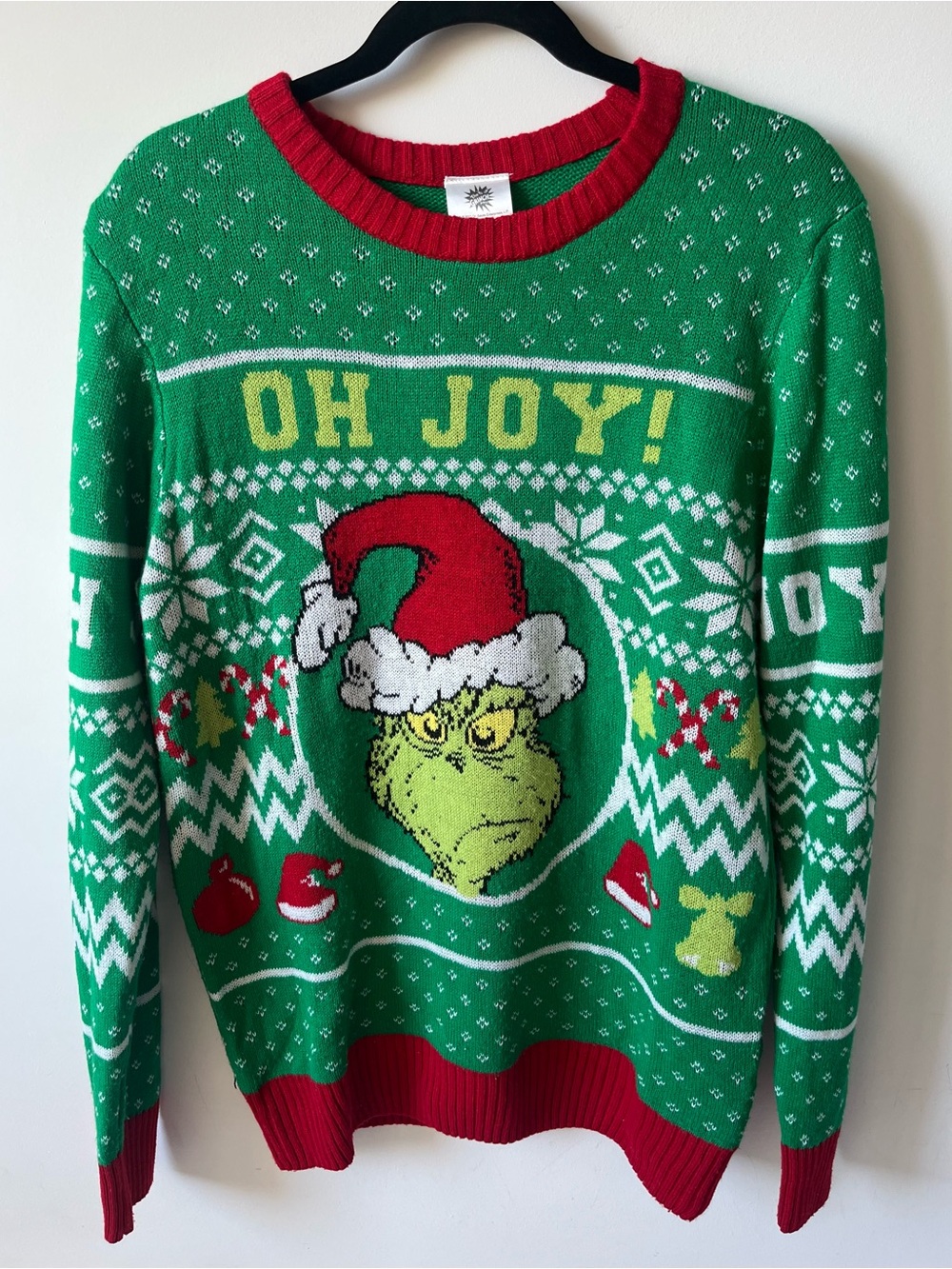 Oh Joy! Grinch Green Holiday Sweater